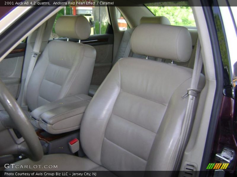 Andorra Red Pearl Effect / Caramel 2001 Audi A8 4.2 quattro