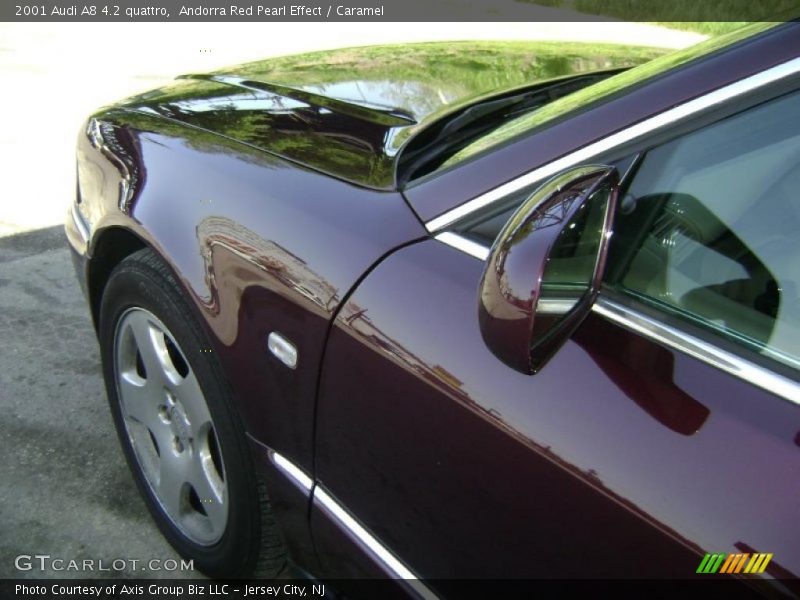 Andorra Red Pearl Effect / Caramel 2001 Audi A8 4.2 quattro