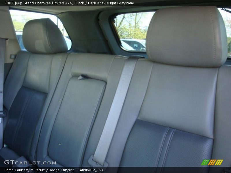 Black / Dark Khaki/Light Graystone 2007 Jeep Grand Cherokee Limited 4x4