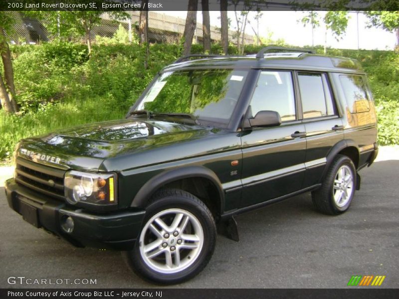 Epsom Green / Black 2003 Land Rover Discovery SE