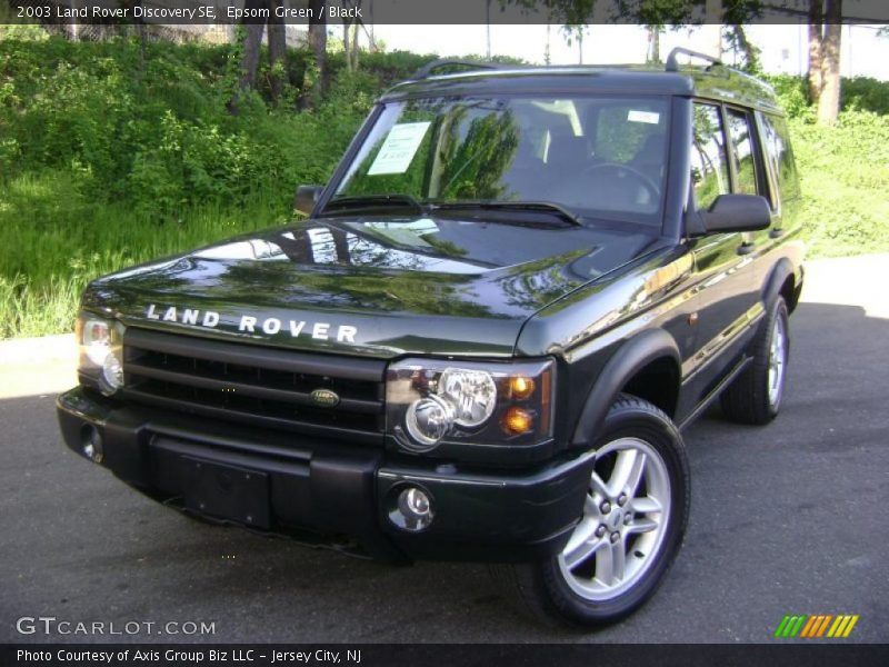 Epsom Green / Black 2003 Land Rover Discovery SE