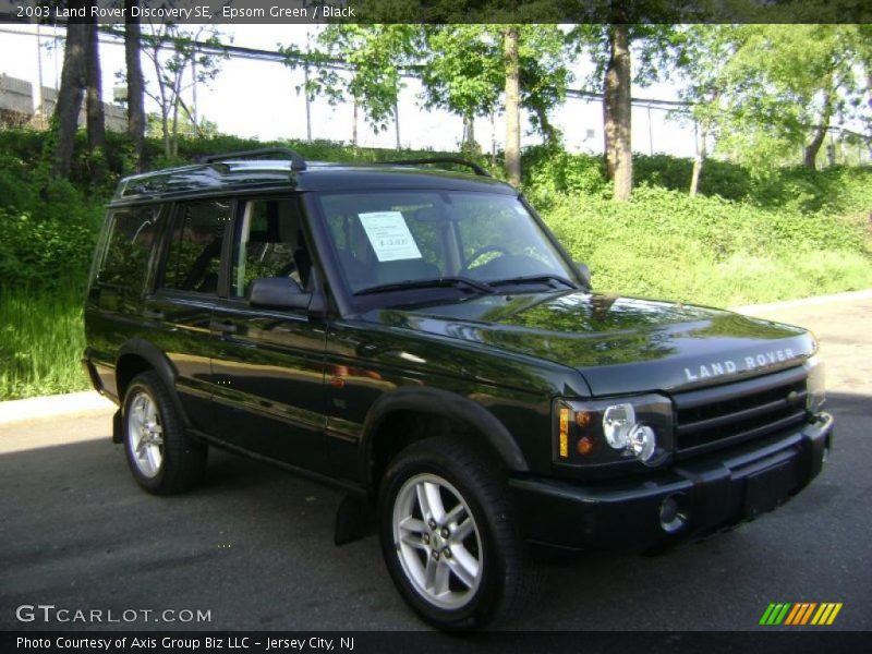 Epsom Green / Black 2003 Land Rover Discovery SE