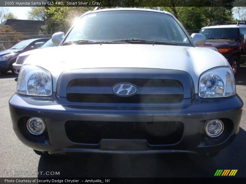 Smart Silver / Gray 2005 Hyundai Santa Fe GLS 4WD