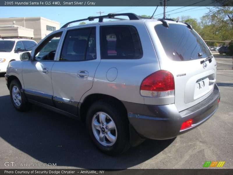 Smart Silver / Gray 2005 Hyundai Santa Fe GLS 4WD