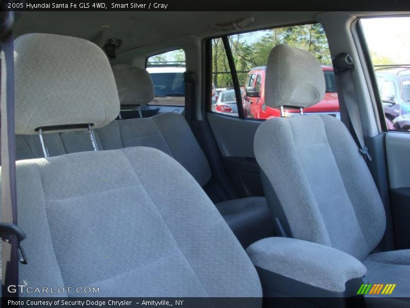 Smart Silver / Gray 2005 Hyundai Santa Fe GLS 4WD