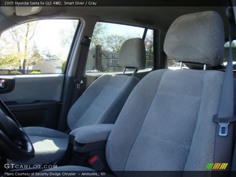 Smart Silver / Gray 2005 Hyundai Santa Fe GLS 4WD