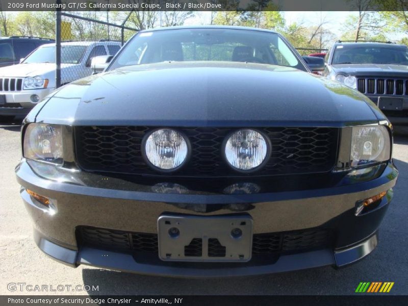 Black / Black/Dove 2009 Ford Mustang GT/CS California Special Coupe