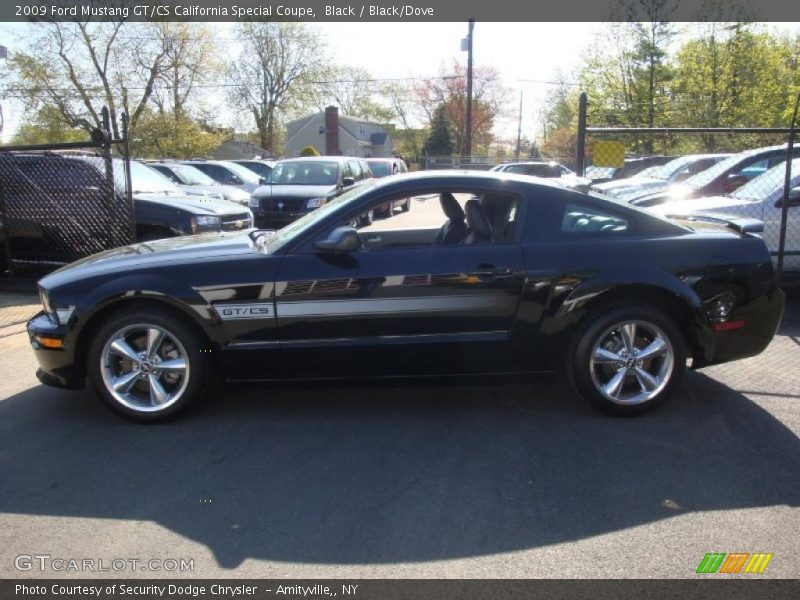 Black / Black/Dove 2009 Ford Mustang GT/CS California Special Coupe