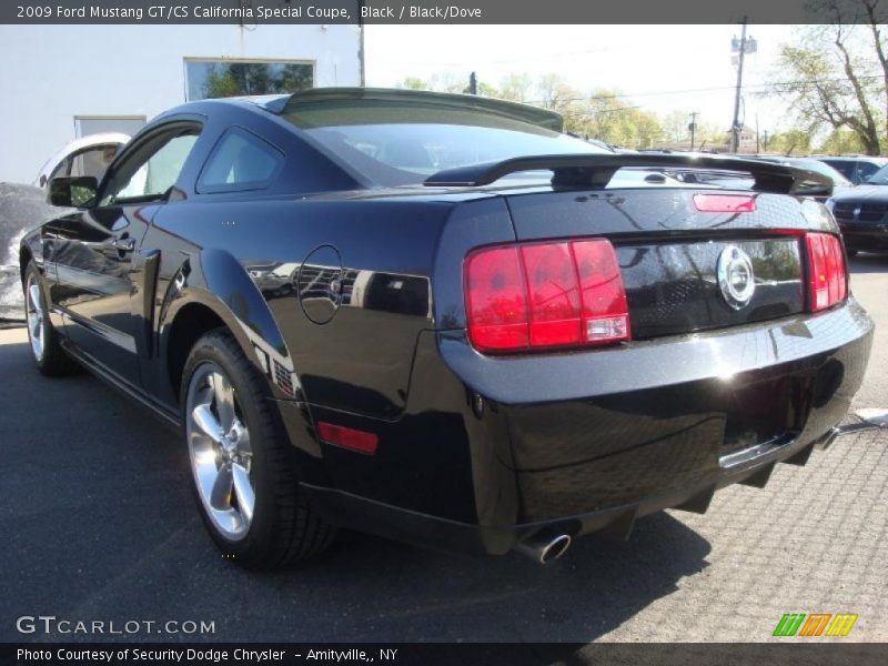 Black / Black/Dove 2009 Ford Mustang GT/CS California Special Coupe