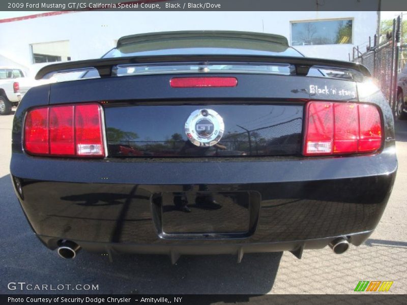 Black / Black/Dove 2009 Ford Mustang GT/CS California Special Coupe