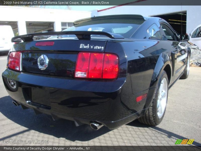Black / Black/Dove 2009 Ford Mustang GT/CS California Special Coupe