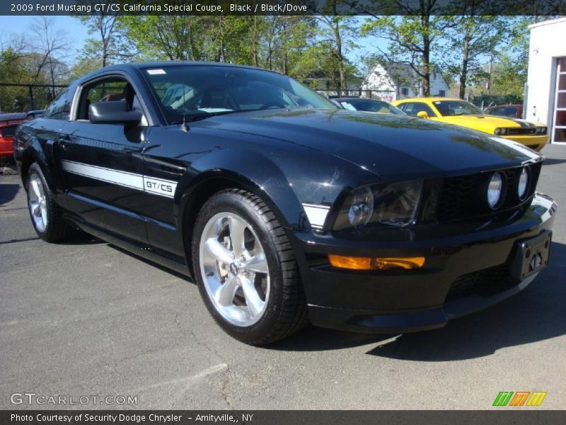 Black / Black/Dove 2009 Ford Mustang GT/CS California Special Coupe