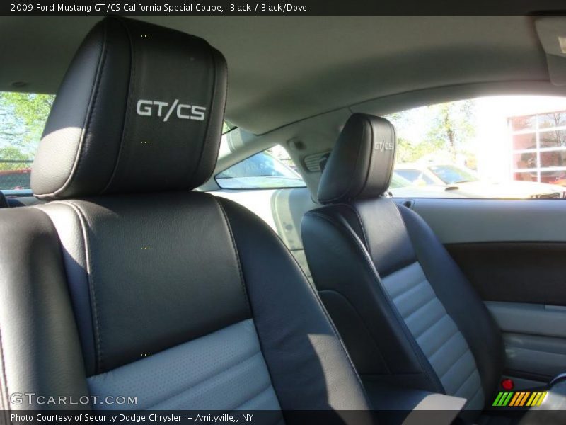 Black / Black/Dove 2009 Ford Mustang GT/CS California Special Coupe