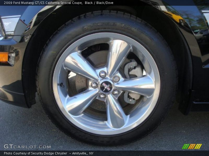 Black / Black/Dove 2009 Ford Mustang GT/CS California Special Coupe