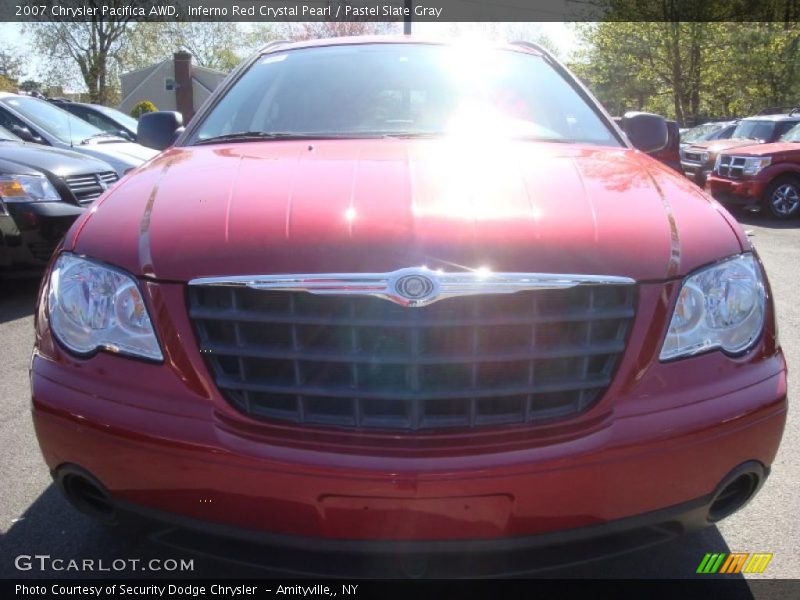 Inferno Red Crystal Pearl / Pastel Slate Gray 2007 Chrysler Pacifica AWD