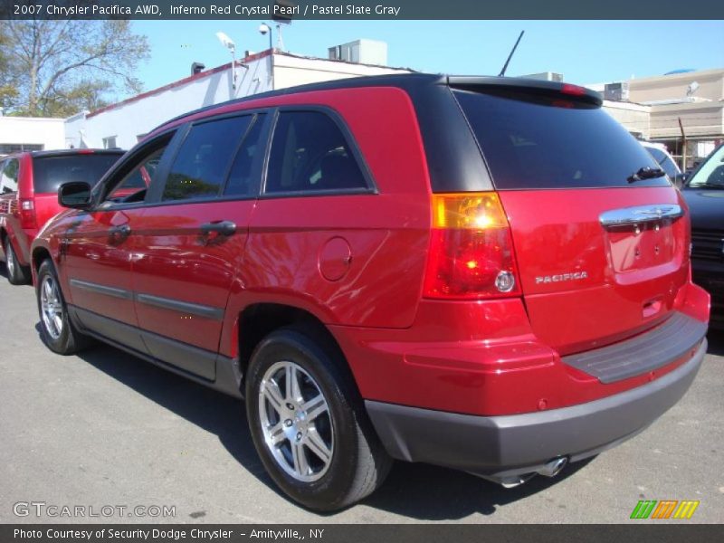 Inferno Red Crystal Pearl / Pastel Slate Gray 2007 Chrysler Pacifica AWD