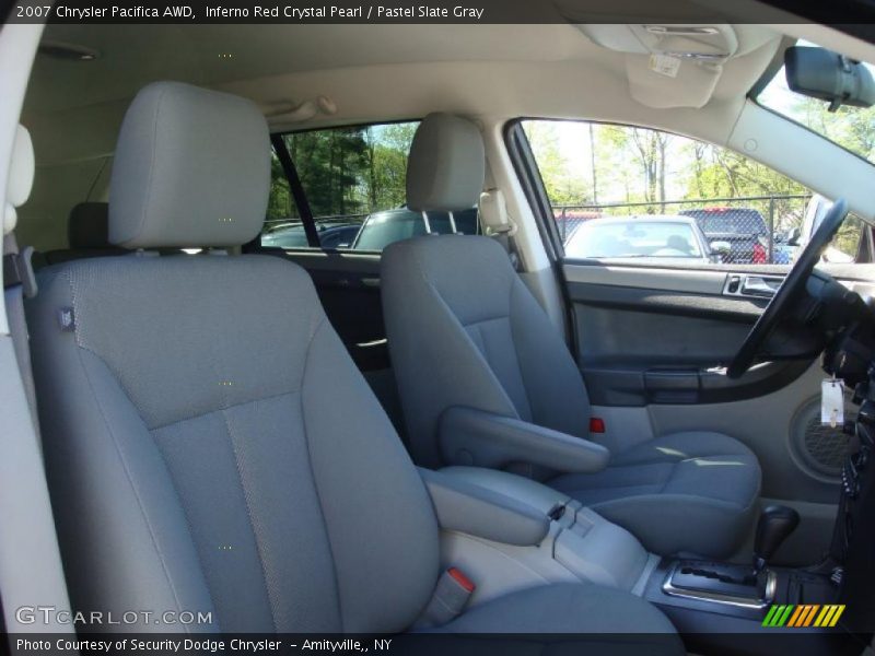 Inferno Red Crystal Pearl / Pastel Slate Gray 2007 Chrysler Pacifica AWD