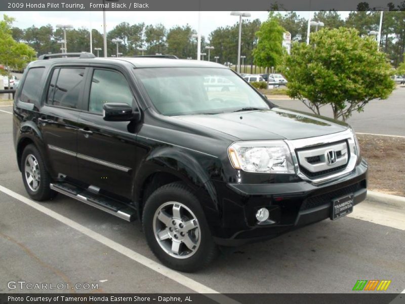 Formal Black / Black 2009 Honda Pilot Touring