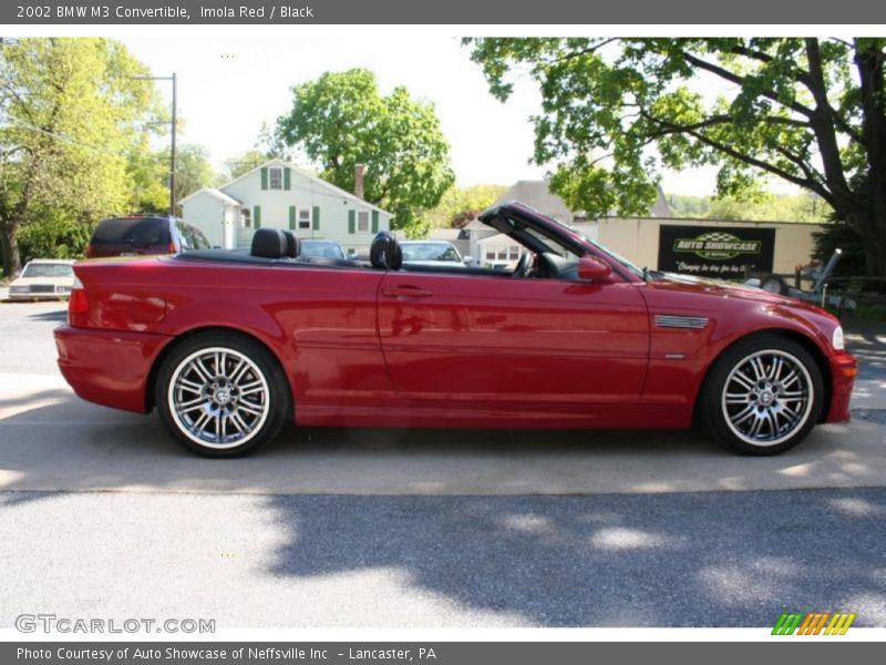 Imola Red / Black 2002 BMW M3 Convertible