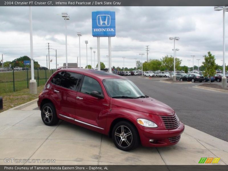 Inferno Red Pearlcoat / Dark Slate Gray 2004 Chrysler PT Cruiser GT