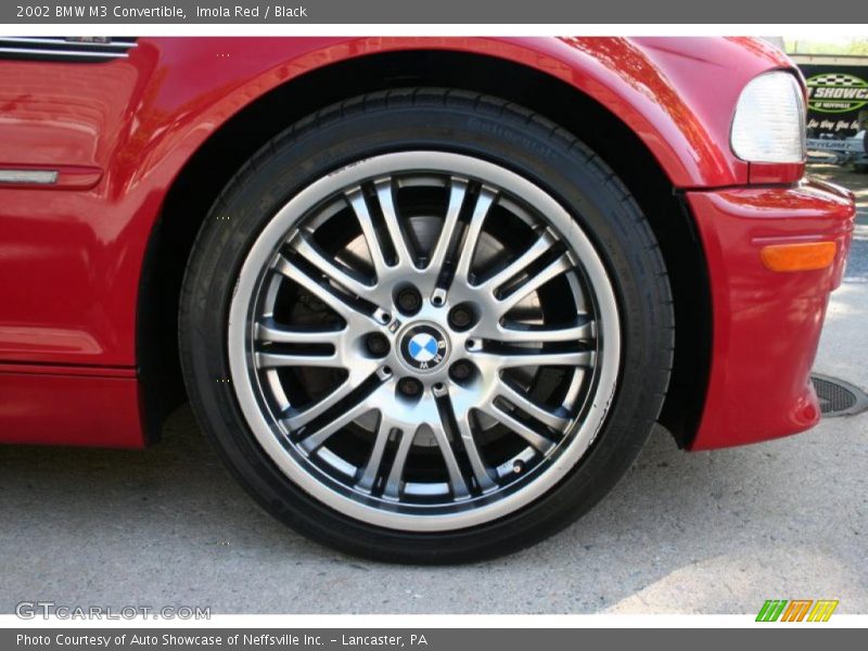 Imola Red / Black 2002 BMW M3 Convertible