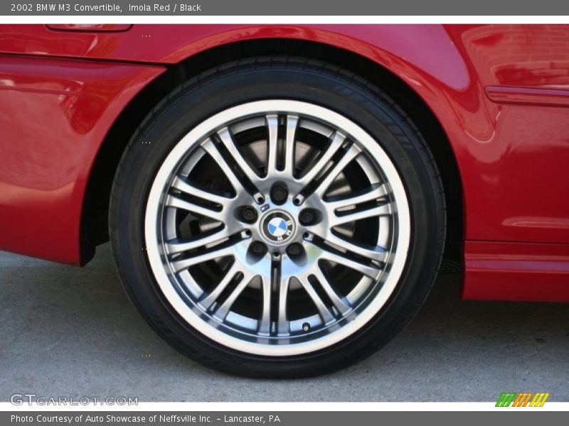 Imola Red / Black 2002 BMW M3 Convertible