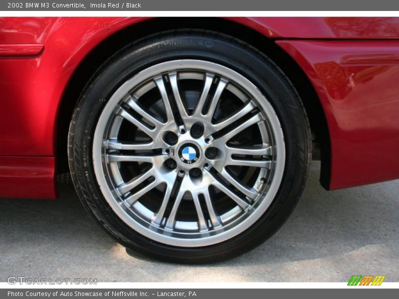 Imola Red / Black 2002 BMW M3 Convertible