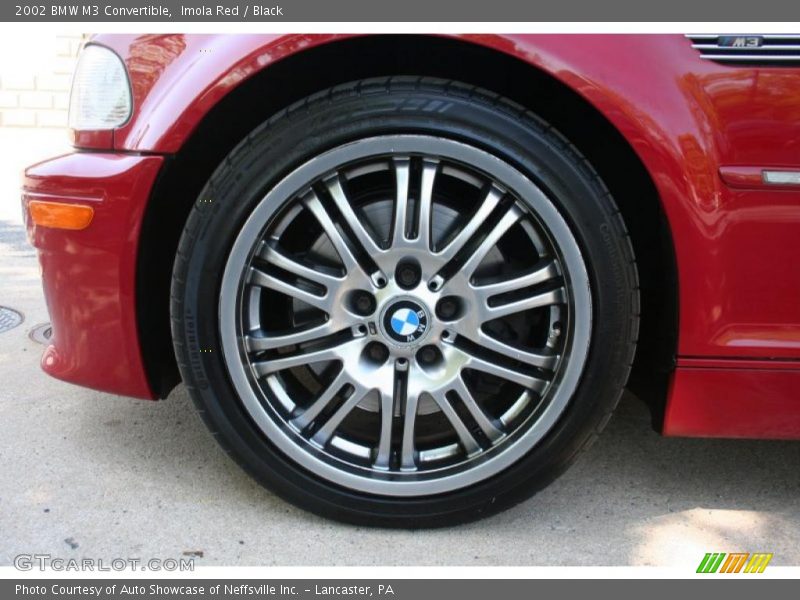 Imola Red / Black 2002 BMW M3 Convertible