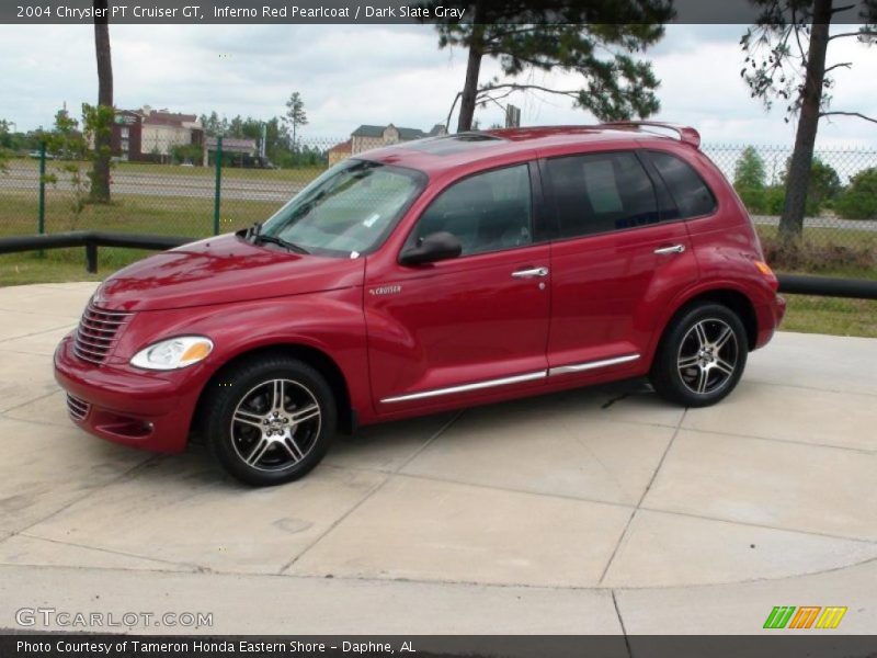 Inferno Red Pearlcoat / Dark Slate Gray 2004 Chrysler PT Cruiser GT