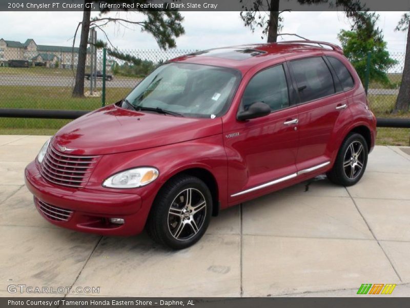 Inferno Red Pearlcoat / Dark Slate Gray 2004 Chrysler PT Cruiser GT