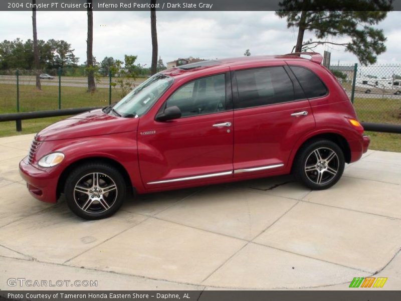 Inferno Red Pearlcoat / Dark Slate Gray 2004 Chrysler PT Cruiser GT