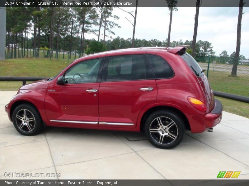Inferno Red Pearlcoat / Dark Slate Gray 2004 Chrysler PT Cruiser GT