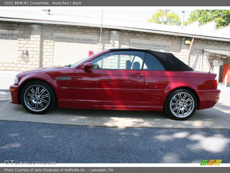 Imola Red / Black 2002 BMW M3 Convertible