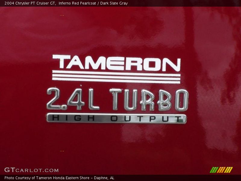 Inferno Red Pearlcoat / Dark Slate Gray 2004 Chrysler PT Cruiser GT