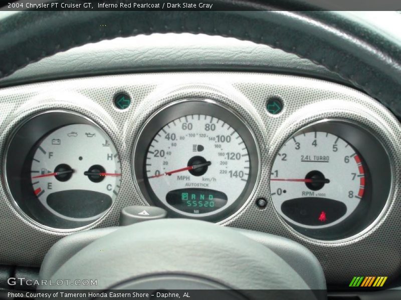 Inferno Red Pearlcoat / Dark Slate Gray 2004 Chrysler PT Cruiser GT