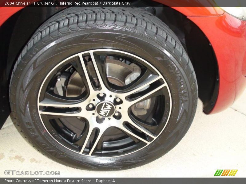 Inferno Red Pearlcoat / Dark Slate Gray 2004 Chrysler PT Cruiser GT