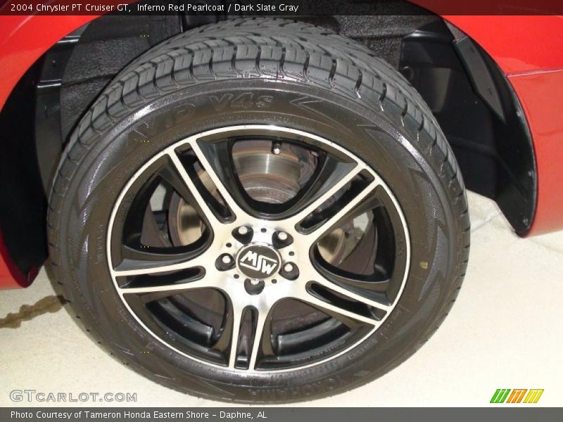 Inferno Red Pearlcoat / Dark Slate Gray 2004 Chrysler PT Cruiser GT