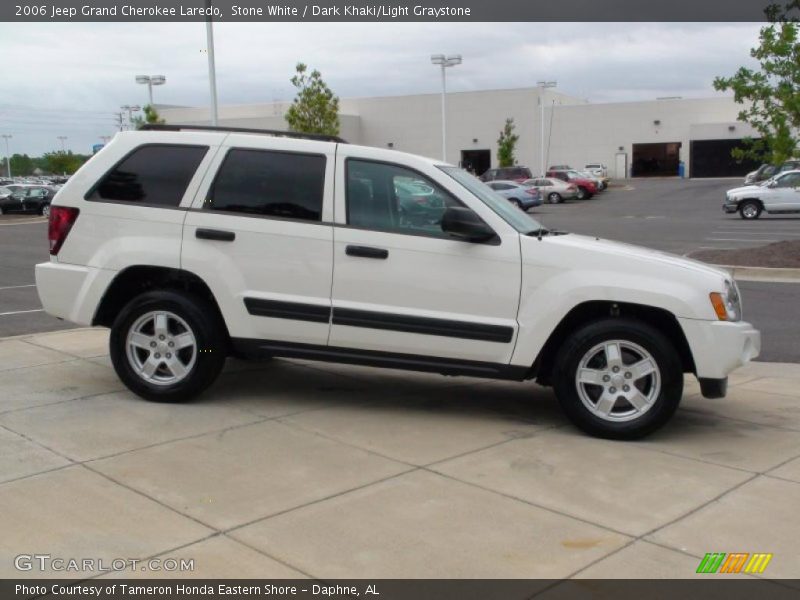 Stone White / Dark Khaki/Light Graystone 2006 Jeep Grand Cherokee Laredo