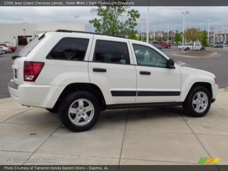 Stone White / Dark Khaki/Light Graystone 2006 Jeep Grand Cherokee Laredo