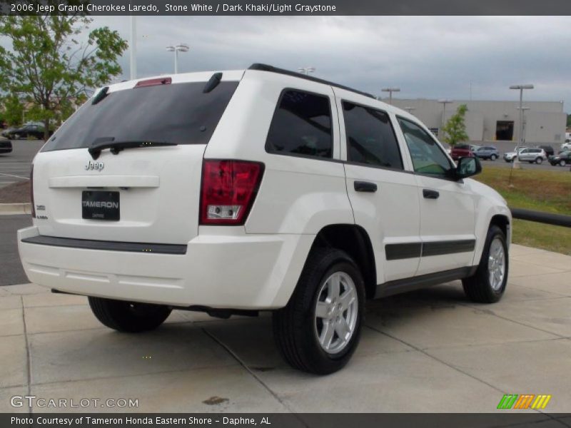 Stone White / Dark Khaki/Light Graystone 2006 Jeep Grand Cherokee Laredo
