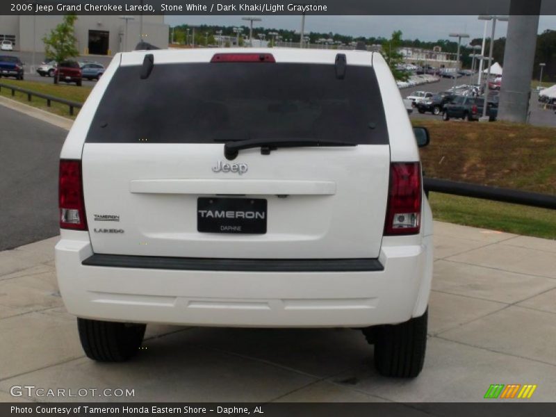Stone White / Dark Khaki/Light Graystone 2006 Jeep Grand Cherokee Laredo