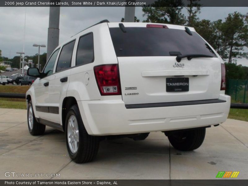 Stone White / Dark Khaki/Light Graystone 2006 Jeep Grand Cherokee Laredo