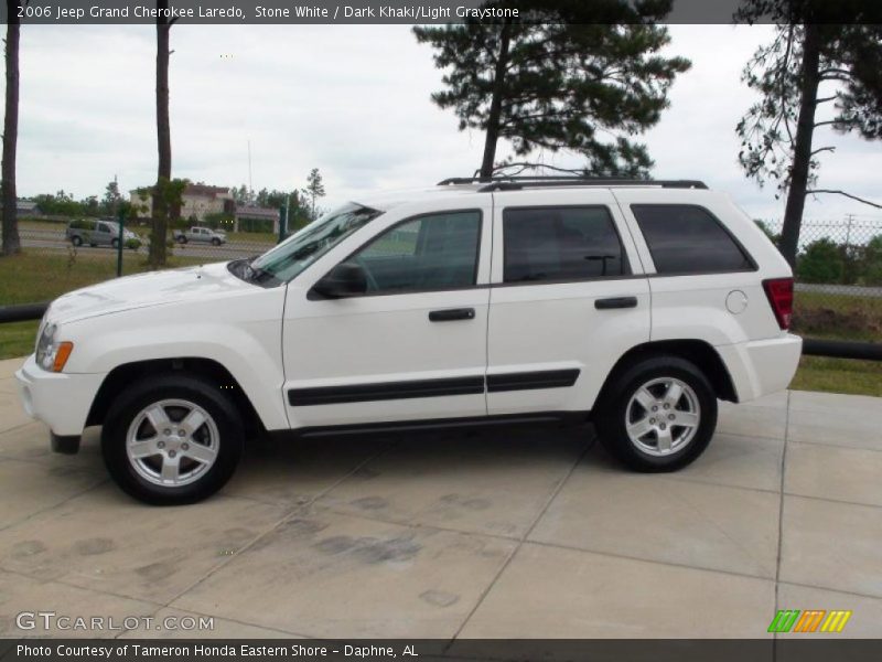 Stone White / Dark Khaki/Light Graystone 2006 Jeep Grand Cherokee Laredo