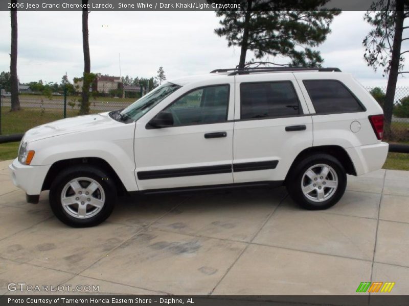 Stone White / Dark Khaki/Light Graystone 2006 Jeep Grand Cherokee Laredo