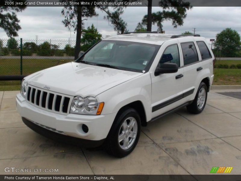 Stone White / Dark Khaki/Light Graystone 2006 Jeep Grand Cherokee Laredo