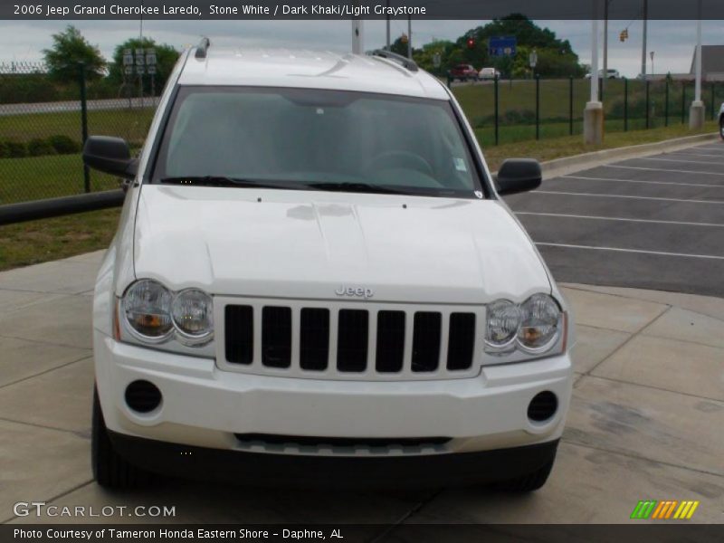 Stone White / Dark Khaki/Light Graystone 2006 Jeep Grand Cherokee Laredo