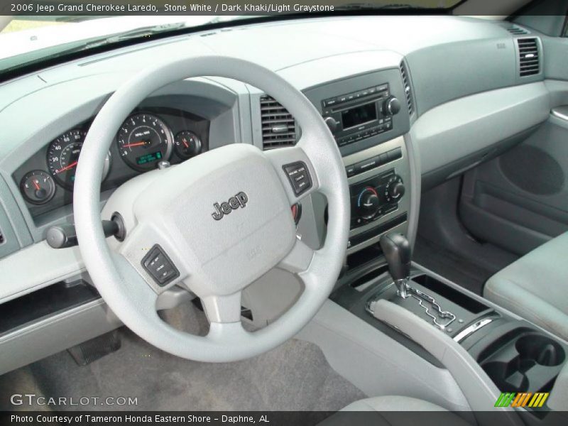 Stone White / Dark Khaki/Light Graystone 2006 Jeep Grand Cherokee Laredo