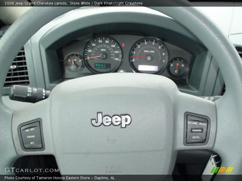 Stone White / Dark Khaki/Light Graystone 2006 Jeep Grand Cherokee Laredo