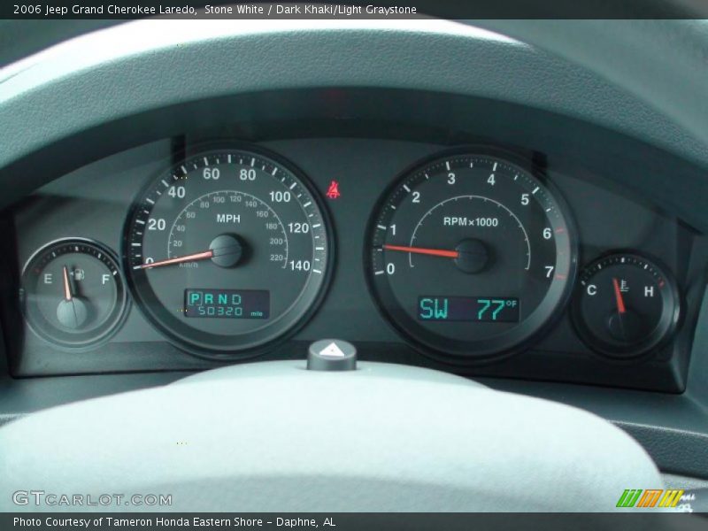 Stone White / Dark Khaki/Light Graystone 2006 Jeep Grand Cherokee Laredo