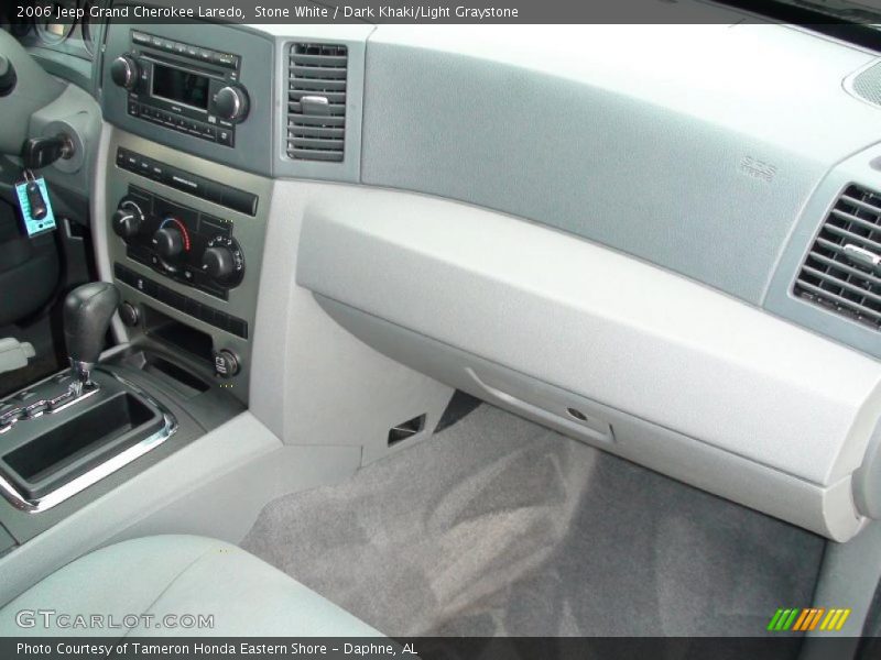 Stone White / Dark Khaki/Light Graystone 2006 Jeep Grand Cherokee Laredo